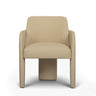 TOV Leo Performance Vegan Leather Dining Chair Taupe