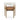 TOV Vina Cognac Performance Vegan Leather and Cream Textured Weave Dining Chair Cognac, Cream
