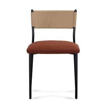 TOV Celine Performance Boucle Dining Chair - Set of 2 Maroon