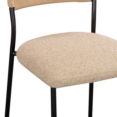 TOV Celine Performance Boucle Dining Chair - Set of 2 Tan