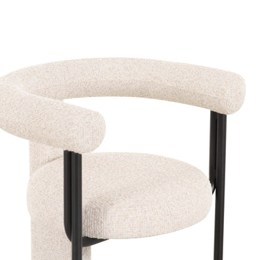 TOV Synn Performance Boucle Dining Chair Cream
