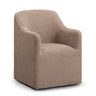 TOV Helena Tall Textured Weave Performance Fabric Dining Chair, Chocolate Brown option, image 1