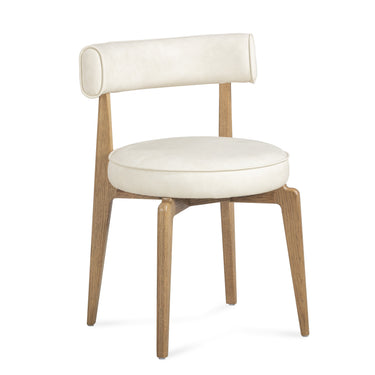 TOV Nikita Performance Vegan Leather Dining Chair Cream