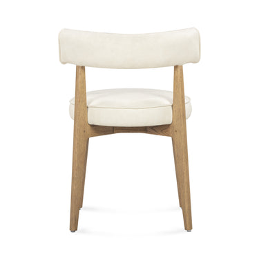 TOV Nikita Performance Vegan Leather Dining Chair Cream