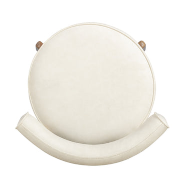 TOV Nikita Performance Vegan Leather Dining Chair Cream