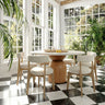 TOV Nikita Performance Vegan Leather Dining Chair, Cream option, image 2