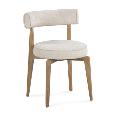 TOV Nikita Cream Performance Fabric Dining Chair Cream
