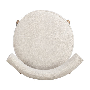 TOV Nikita Cream Performance Fabric Dining Chair Cream