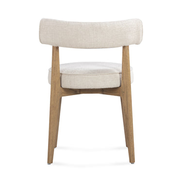 TOV Nikita Cream Performance Fabric Dining Chair Cream