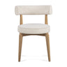 TOV Nikita Cream Performance Fabric Dining Chair Cream