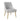 TOV Beatrix Pleated Performance Velvet Dining Chair, Light Grey option, image 1