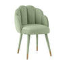 TOV Gardenia Performance Velvet Dining Chair Moss Green