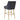 TOV Beatrix Pleated Performance Velvet Stool Grey Bar Height