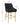 TOV Beatrix Pleated Performance Velvet Stool, Black / Counter Height option, image 6