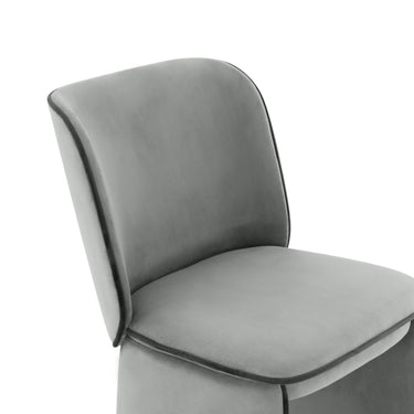 TOV Kinsley Performance Fabric Dining Chair Grey - ON FINAL SALE