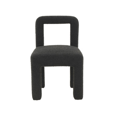 TOV Hazel Performance Boucle Dining Chair Black