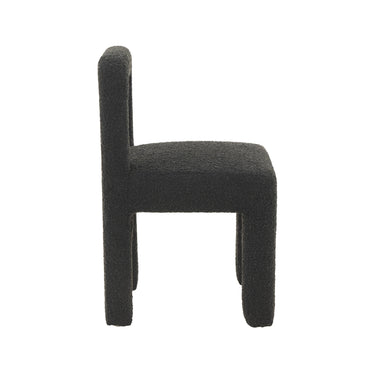 TOV Hazel Performance Boucle Dining Chair Black
