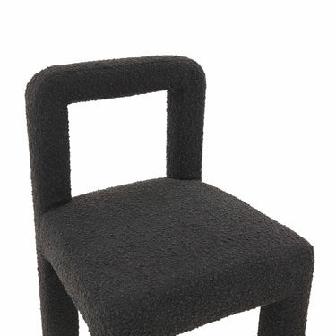 TOV Hazel Performance Boucle Dining Chair Black
