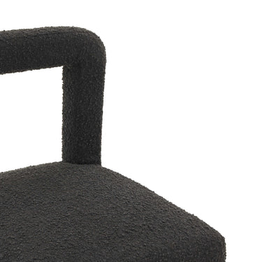 TOV Hazel Performance Boucle Dining Chair Black