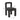 TOV Hazel Black Boucle Dining Chair