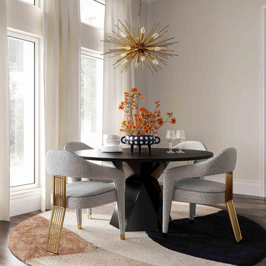 TOV Corralis Performance Boucle Dining Chair Grey