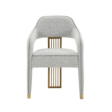 TOV Corralis Performance Boucle Dining Chair Grey