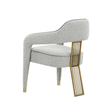 TOV Corralis Performance Boucle Dining Chair Grey