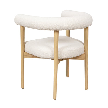 TOV Spara Performance Boucle Dining Chair Cream