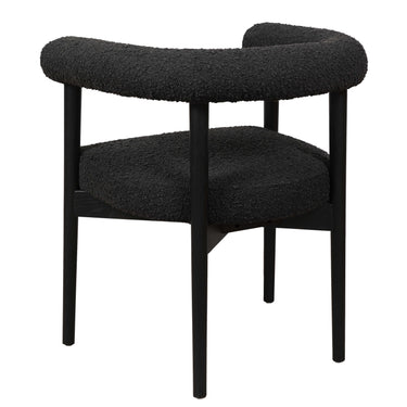 TOV Spara Performance Boucle Dining Chair Black