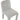 TOV Georgia Light Grey Performance Chenille Dining Chair