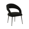 TOV Rocco Performance Boucle Dining Chair Black