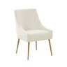 TOV Beatrix Cream Performance Boucle Side Chair Cream