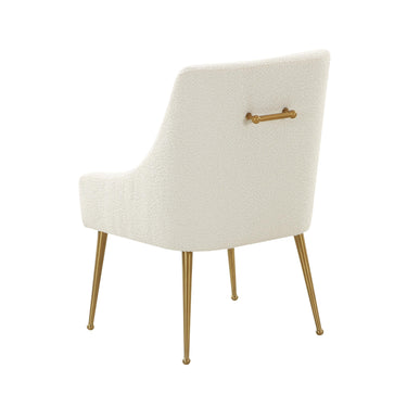 TOV Beatrix Cream Performance Boucle Side Chair Cream