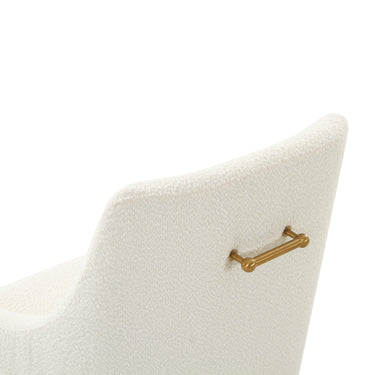 TOV Beatrix Cream Performance Boucle Side Chair Cream
