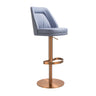 TOV Maven Performance Vegan Leather Adjustable Swivel Stool Lavender - ON FINAL SALE