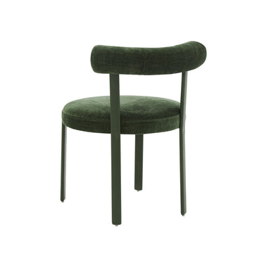 TOV Margaret Performance Chenille Bolster Back Dining Chair Green - ON FINAL SALE