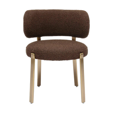 TOV Margaret Performance Boucle Dining Chair Brown