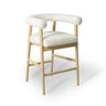 TOV Spara Performance Boucle Counter Stool, Cream option, image 1