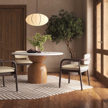 TOV Betsy Taupe Contract-Grade Vegan Leather Dining Chair Taupe
