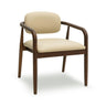 TOV Betsy Taupe Contract-Grade Vegan Leather Dining Chair Taupe