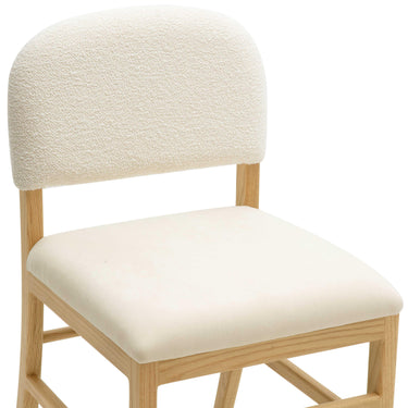 TOV Calla Performance Velvet Dining Chair Cream