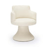 TOV Jeffree Performance Boucle Swivel Dining Chair, Cream option, image 1