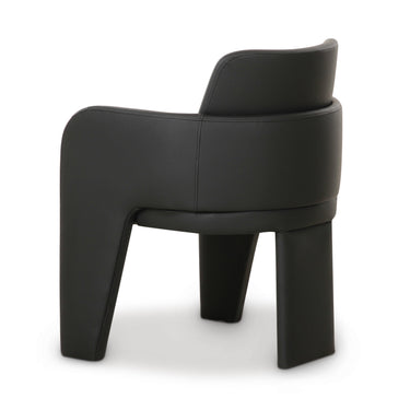 TOV Leo Performance Vegan Leather Dining Chair Black