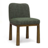 TOV Tiara Performance Basketweave Fabric Dining Chair Green