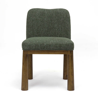 TOV Tiara Performance Basketweave Fabric Dining Chair Green