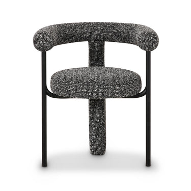 TOV Synn Performance Boucle Dining Chair Black