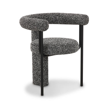 TOV Synn Performance Boucle Dining Chair Black