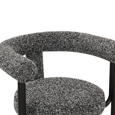 TOV Synn Performance Boucle Dining Chair Black