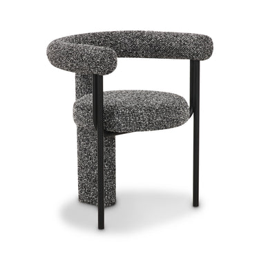 TOV Synn Black Performance Boucle Dining Chair Black