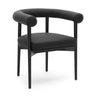TOV Spara Performance Vegan Leather Dining Chair Black